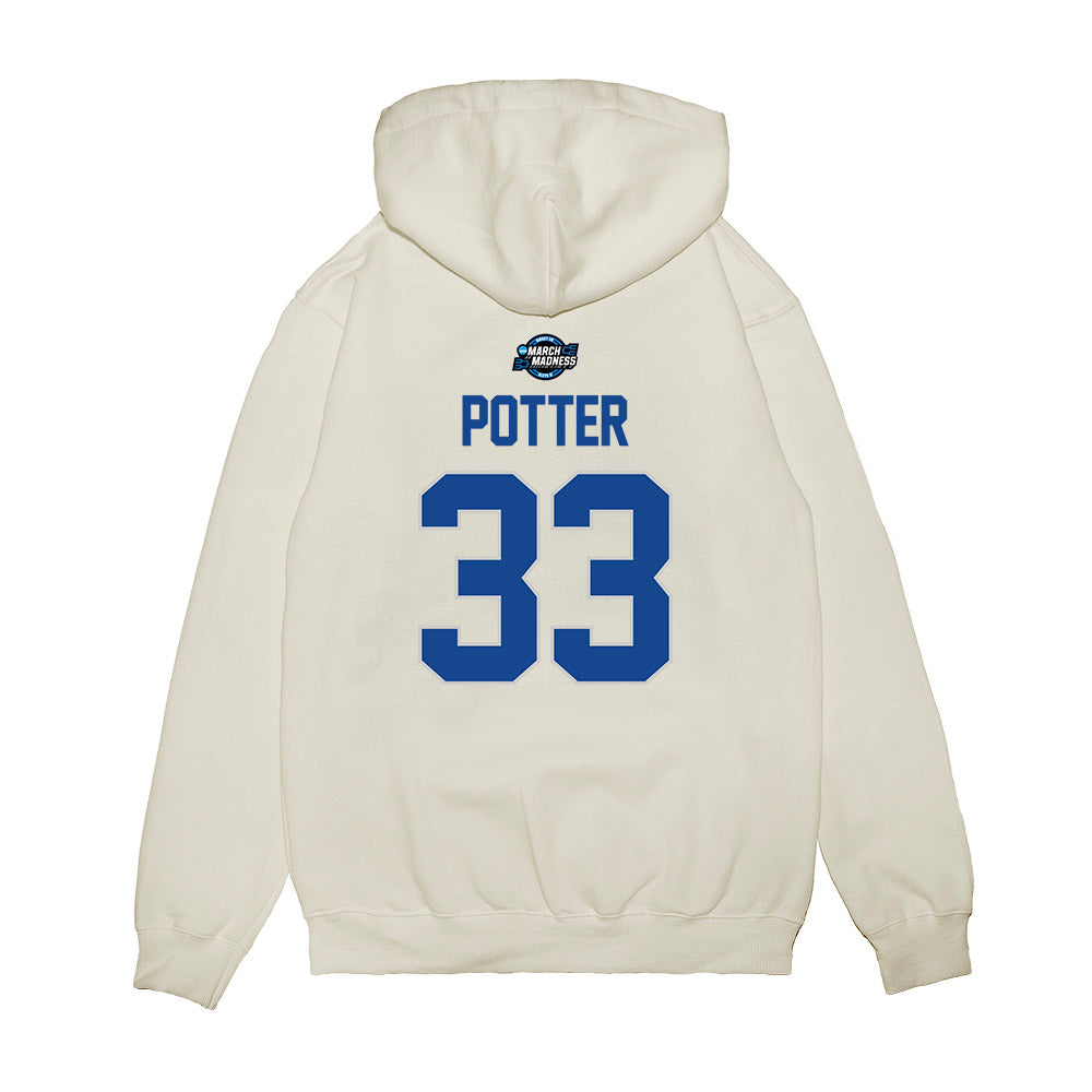 Kentucky - NCAA Men's Basketball : Reece Potter - NCAA® March Madness® 2025 Sweet Sixteen Shersey Premium Hooded Sweatshirt-1