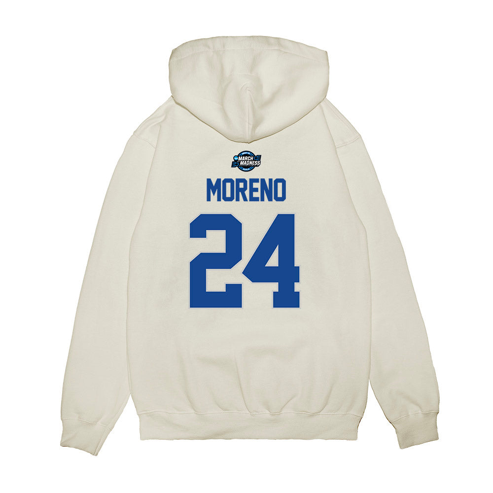 Kentucky - NCAA Men's Basketball : Malachi Moreno - NCAA® March Madness® 2025 Sweet Sixteen Shersey Premium Hooded Sweatshirt-1