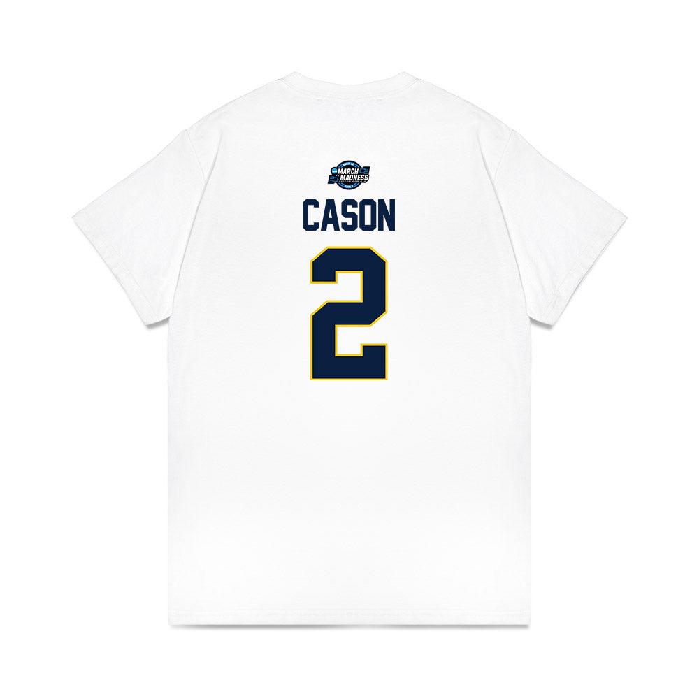 Michigan - NCAA Men's Basketball : Lorenzo Cason - NCAA® March Madness® 2025 Sweet 16 Shersey Premium T-Shirt-1