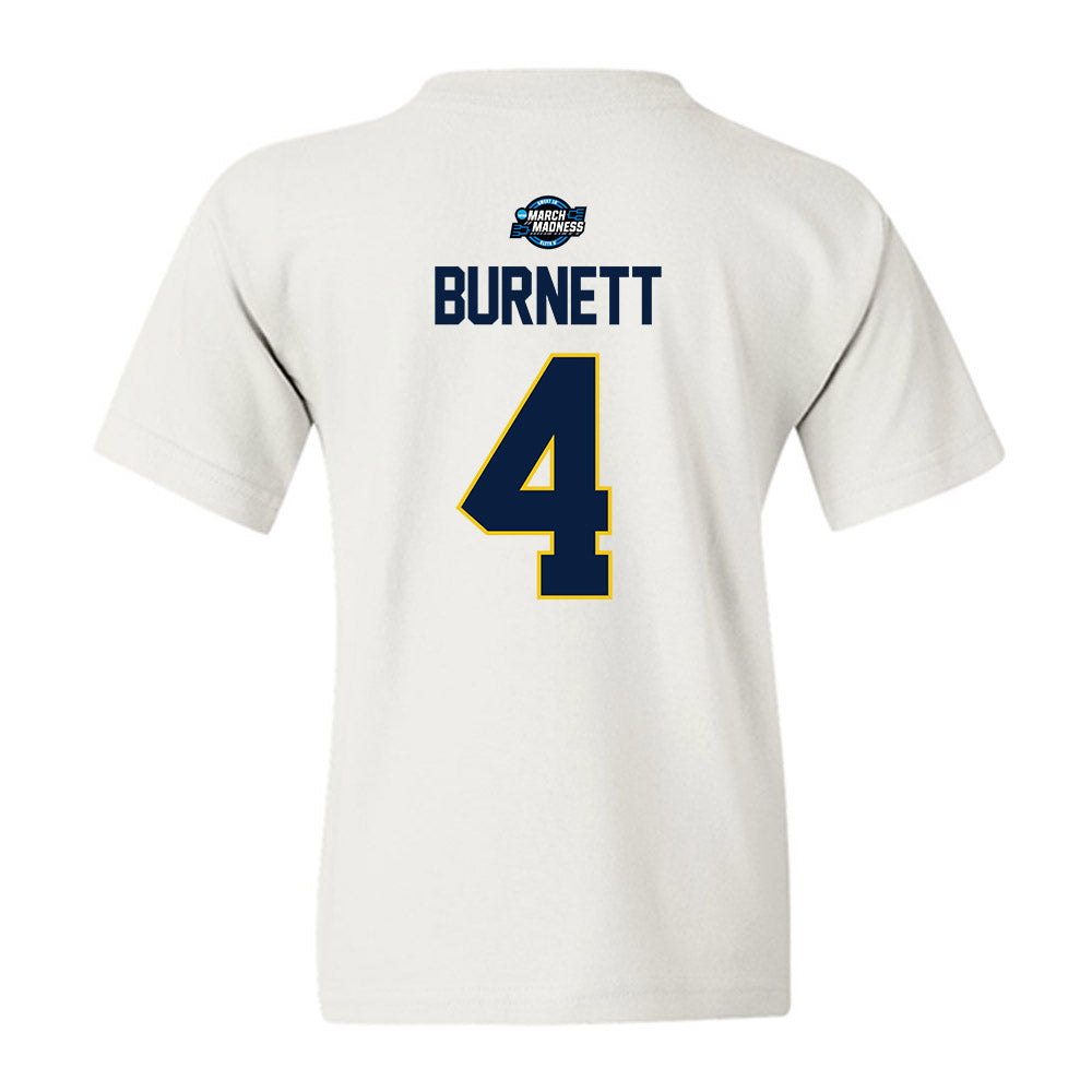 Michigan - NCAA Men's Basketball : Nimari Burnett - NCAA® March Madness® 2025 Sweet 16 Shersey Youth T-Shirt-1
