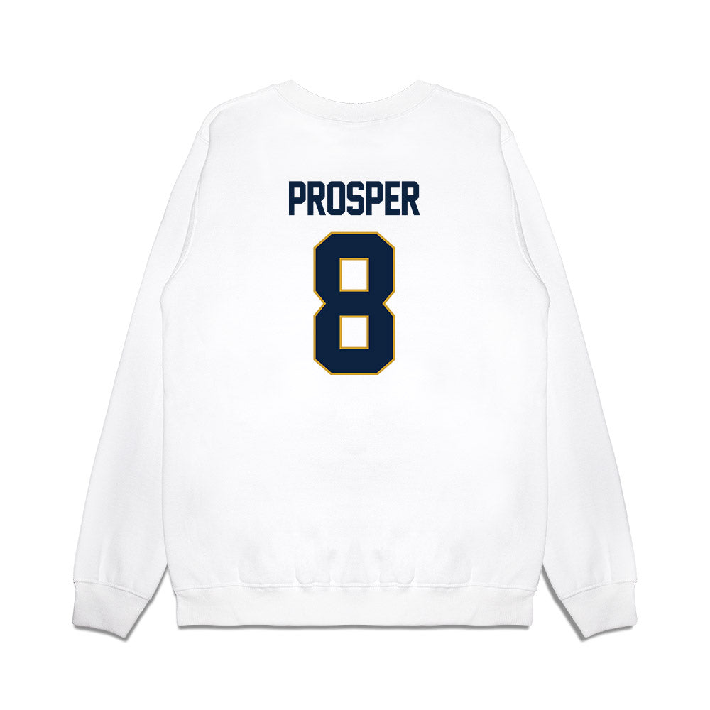 Notre Dame - NCAA Women's Basketball : Cassandre Prosper - NCAA® March Madness® 2025 Sweet 16 Shersey Premium Crewneck Sweatshirt-1
