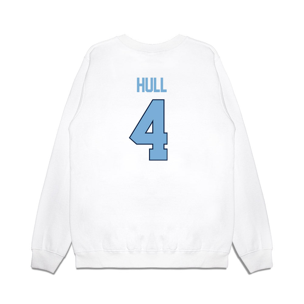 UNC - NCAA Women's Basketball : Laila Hull - NCAA® March Madness® 2025 Sweet 16 Shersey Premium Crewneck Sweatshirt-1