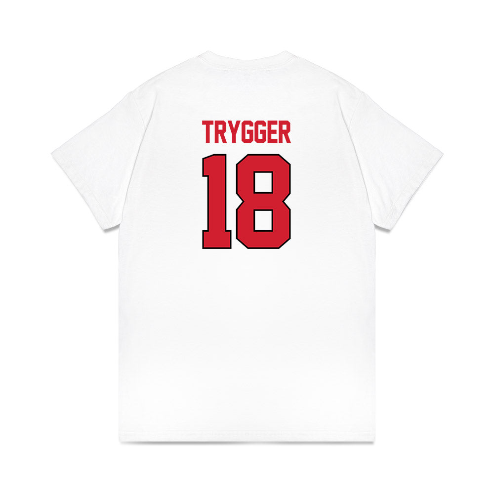 NC State - NCAA Women's Basketball : Tilda Trygger - NCAA® March Madness® 2025 Sweet 16 Shersey Premium T-Shirt-1