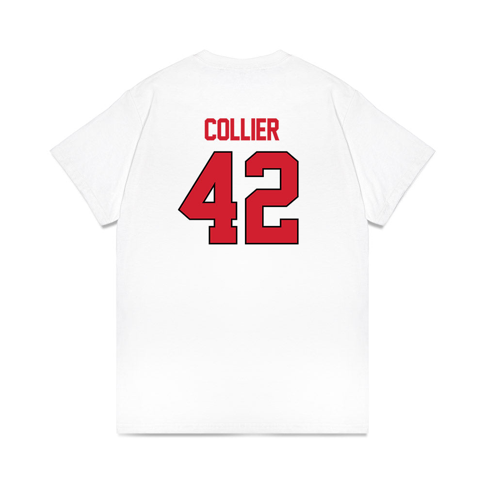 NC State - NCAA Women's Basketball : Mallory Collier - NCAA® March Madness® 2025 Sweet 16 Shersey Premium T-Shirt-1