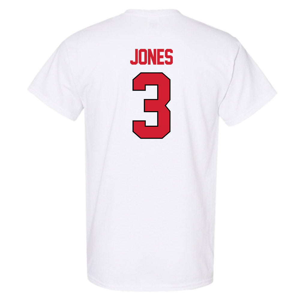 NC State - NCAA Women's Basketball : Zamareya Jones - NCAA® March Madness® 2025 Sweet 16 Shersey T-Shirt-1