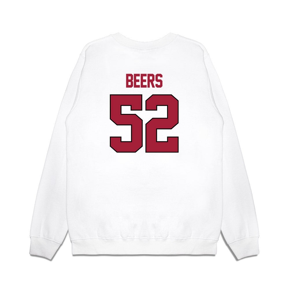 Oklahoma - NCAA Women's Basketball : Raegan Beers - NCAA® March Madness® 2025 Sweet Sixteen Shersey Premium Crewneck Sweatshirt-1