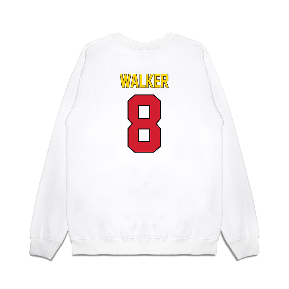 Maryland - NCAA Women's Basketball : Kyndal Walker - Premium Crewneck Sweatshirt-1