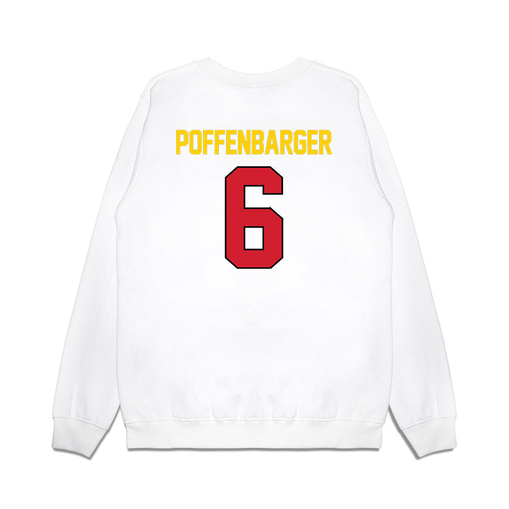 Maryland - NCAA Women's Basketball : Saylor Poffenbarger - Premium Crewneck Sweatshirt-1