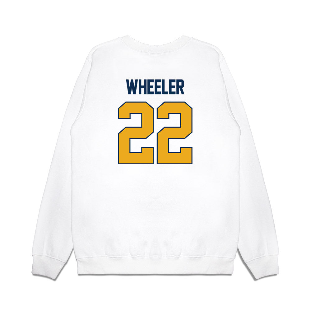 West Virginia - NCAA Women's Basketball : Kierra Wheeler - NCAA® March Madness® 2025 Sweet 16 Shersey Premium Crewneck Sweatshirt-1