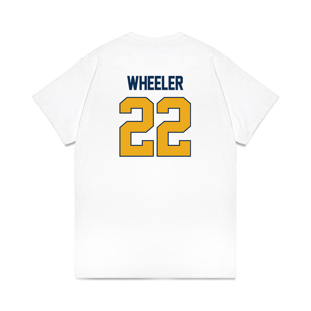 West Virginia - NCAA Women's Basketball : Kierra Wheeler - NCAA® March Madness® 2025 Sweet 16 Shersey Premium T-Shirt-1