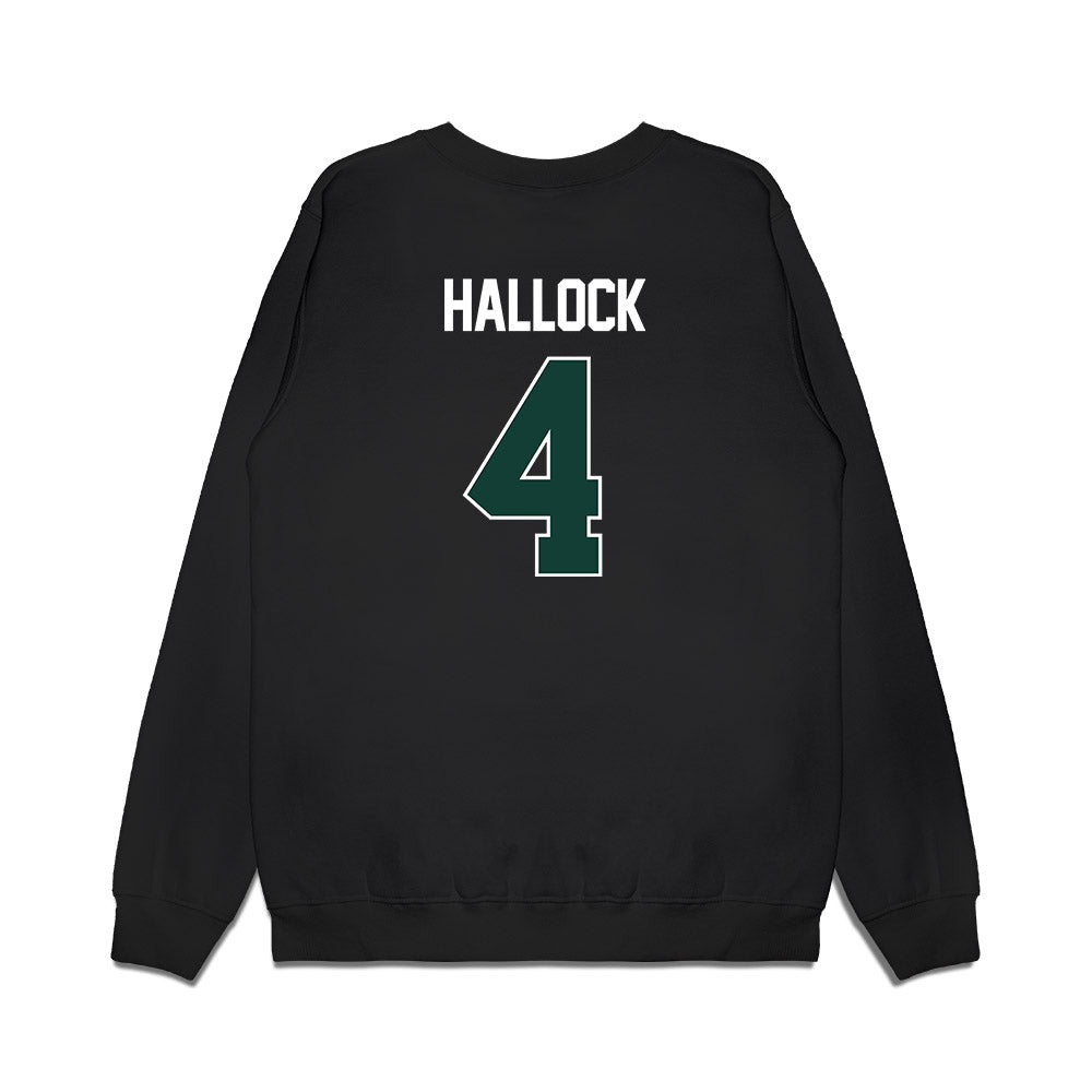 Michigan State - NCAA Women's Basketball : Theryn Hallock - NCAA® March Madness® 2025 Sweet Sixteen Shersey Premium Crewneck Sweatshirt-1