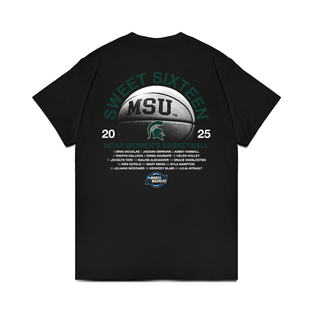 Michigan State - NCAA Women's Basketball : - Premium T-Shirt-1
