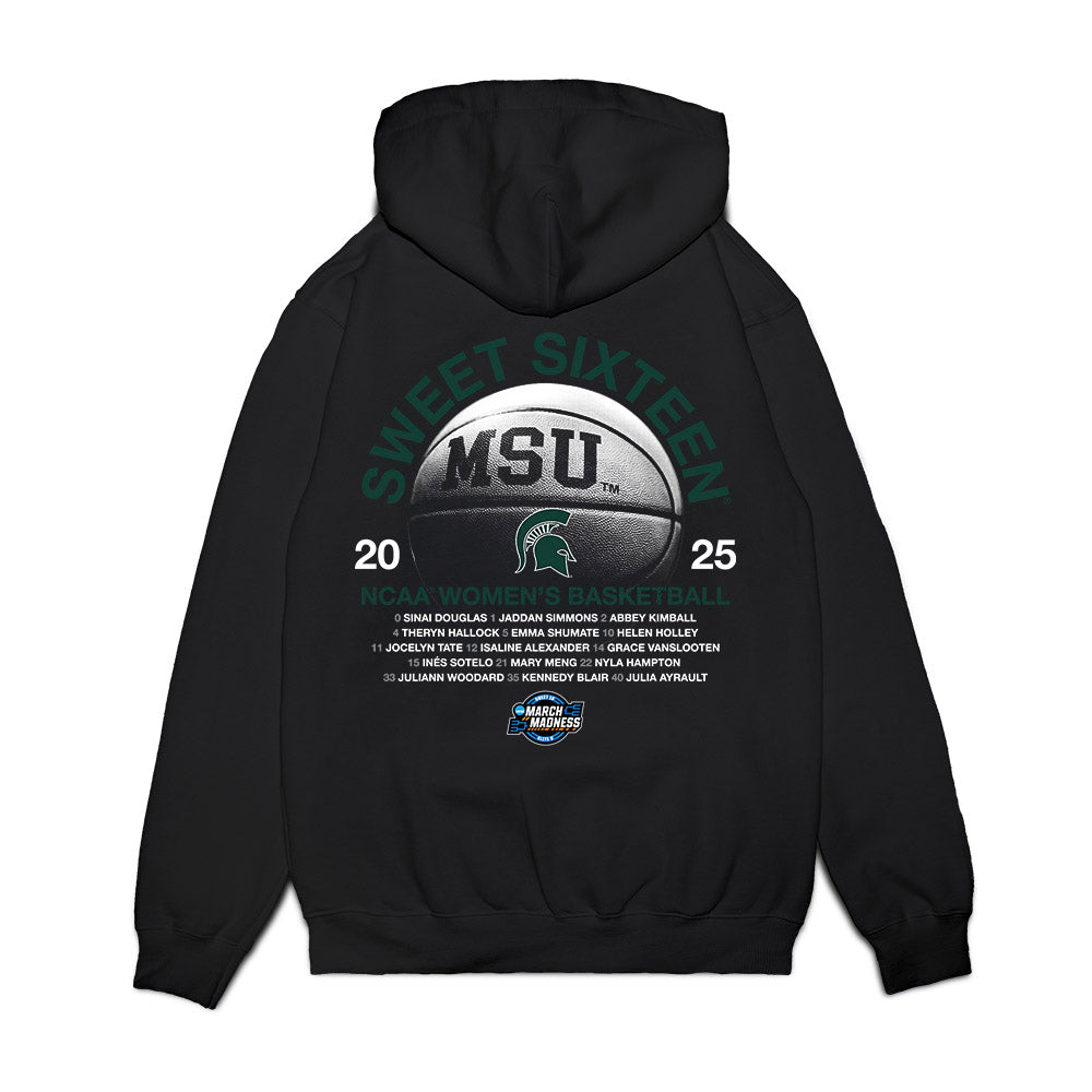 Michigan State - NCAA Women's Basketball : - Premium Hooded Sweatshirt-1