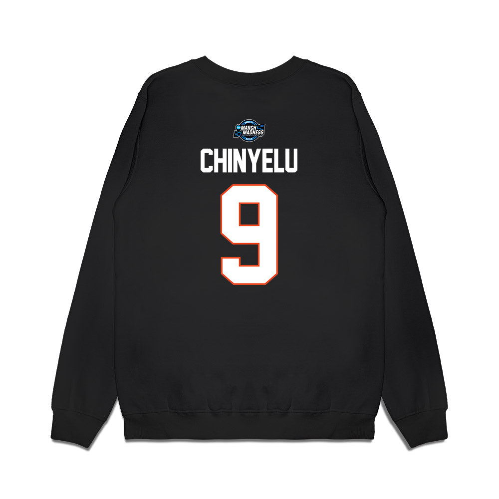 Florida - NCAA Men's Basketball : Rueben Chinyelu - NCAA® March Madness® 2025 Elite 8 Shersey Premium Crewneck Sweatshirt-1