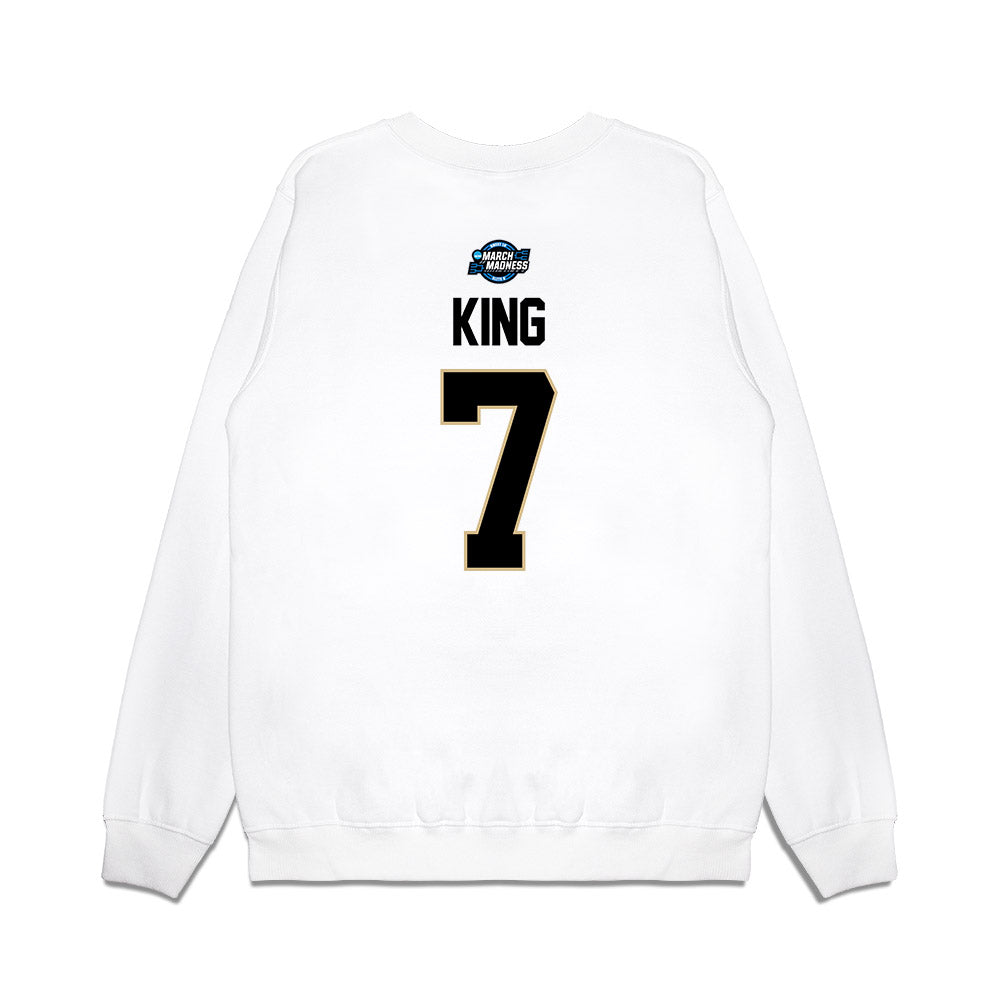 Purdue - NCAA Men's Basketball : Samuel King - NCAA® March Madness® 2025 Elite Eight Shersey Premium Crewneck Sweatshirt-1