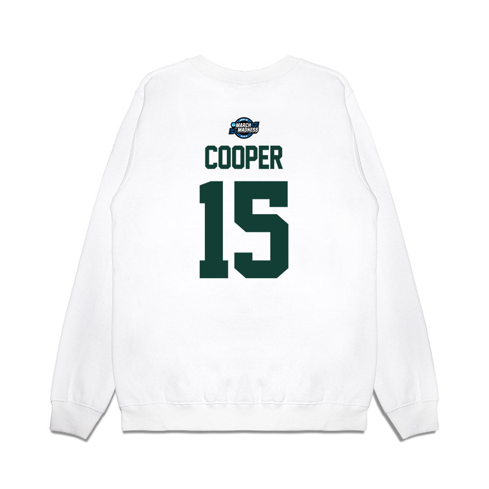 Michigan State - NCAA Men's Basketball : Carson Cooper - NCAA® March Madness® 2025 Elite Eight Premium Crewneck Sweatshirt-1