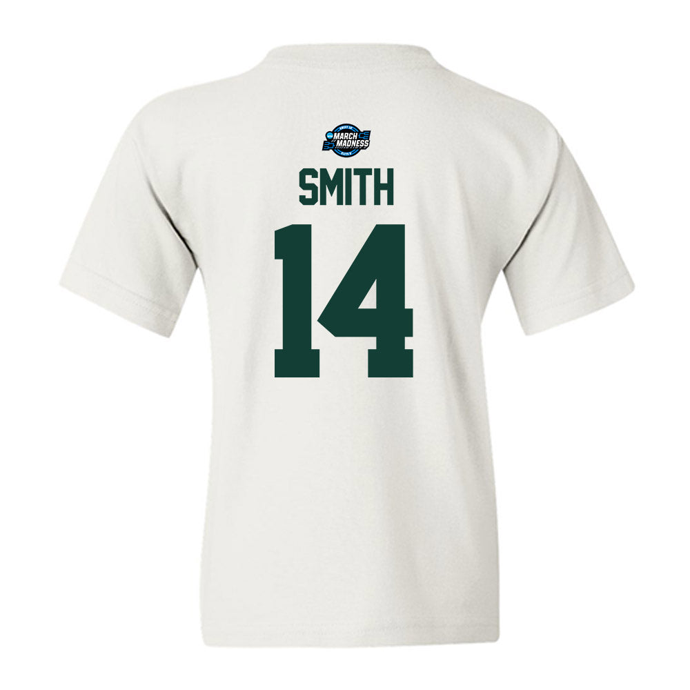 Michigan State - NCAA Men's Basketball : Davis Smith - NCAA® March Madness® 2025 Elite Eight Youth T-Shirt-1