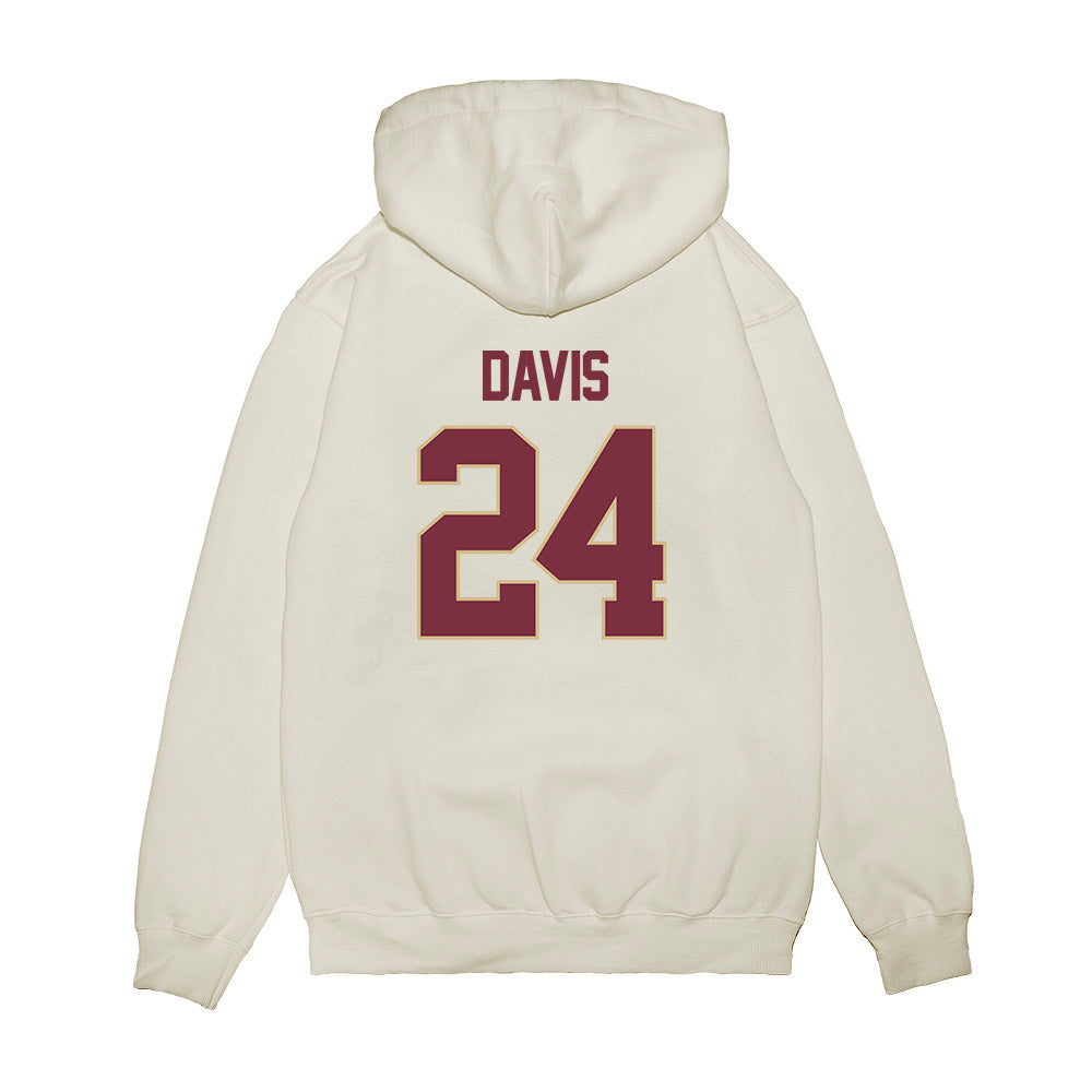 FSU - NCAA Women's Basketball : Pania Davis - NCAA® March Madness® 2025 Elite 8 Shersey Premium Hooded Sweatshirt-1