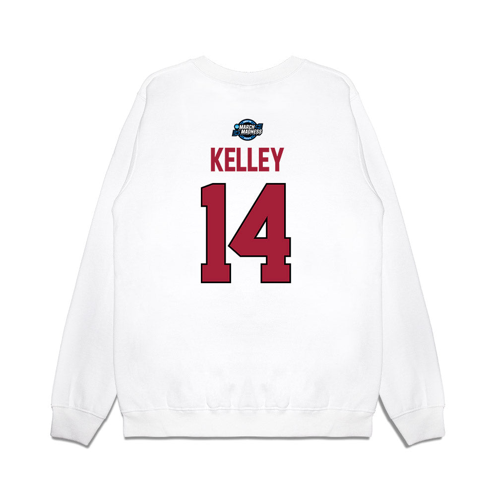 Arkansas - NCAA Men's Basketball : Ayden Kelley - NCAA® March Madness® 2025 Elite Eight Premium Crewneck Sweatshirt-1