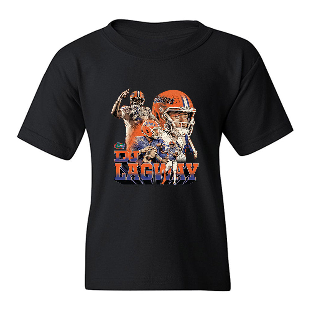 Florida - NCAA Football : DJ Lagway - Collage Youth T-Shirt-0
