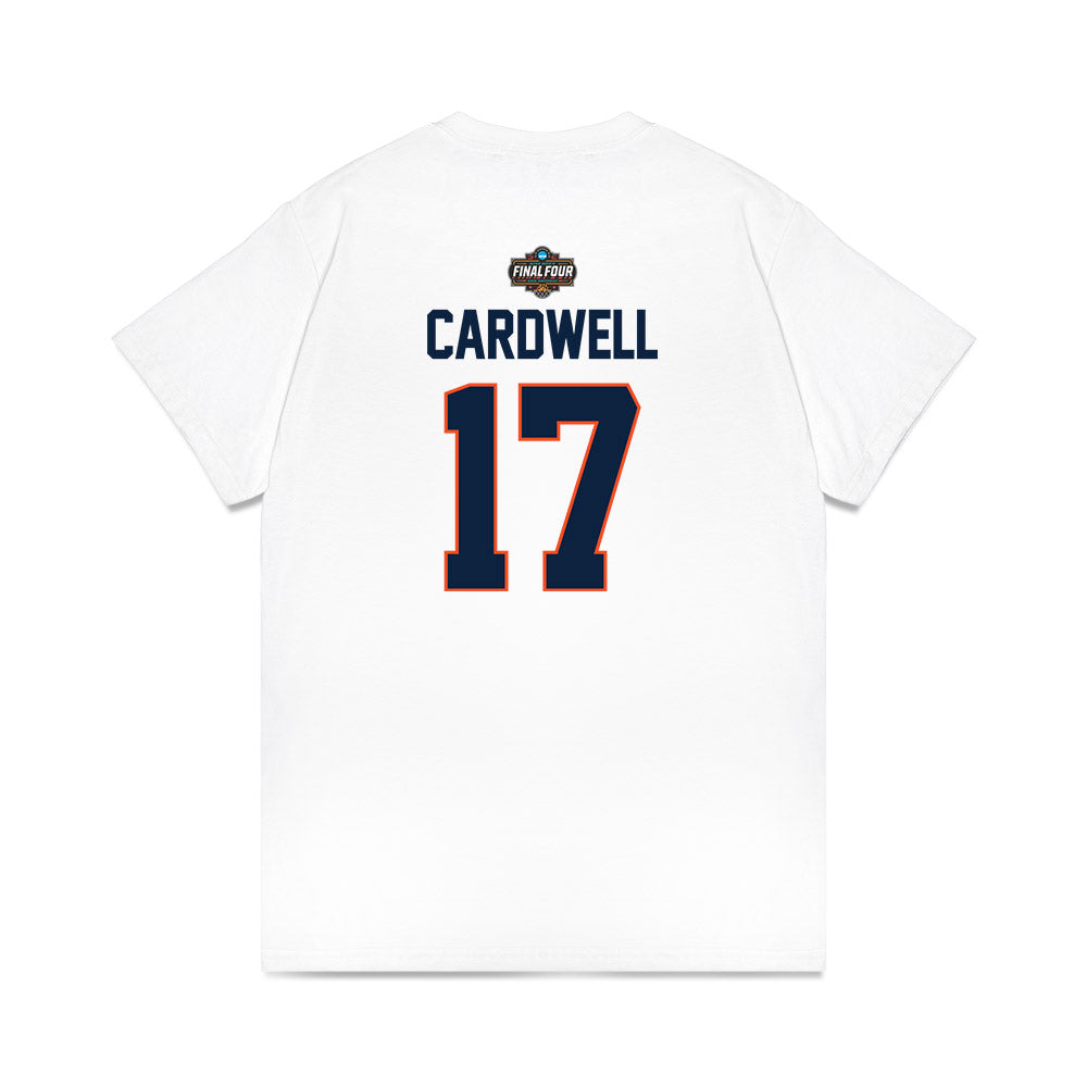 Auburn - NCAA Men's Basketball : Drake Cardwell - NCAA® March Madness® 2025 Final Four Premium T-Shirt-1