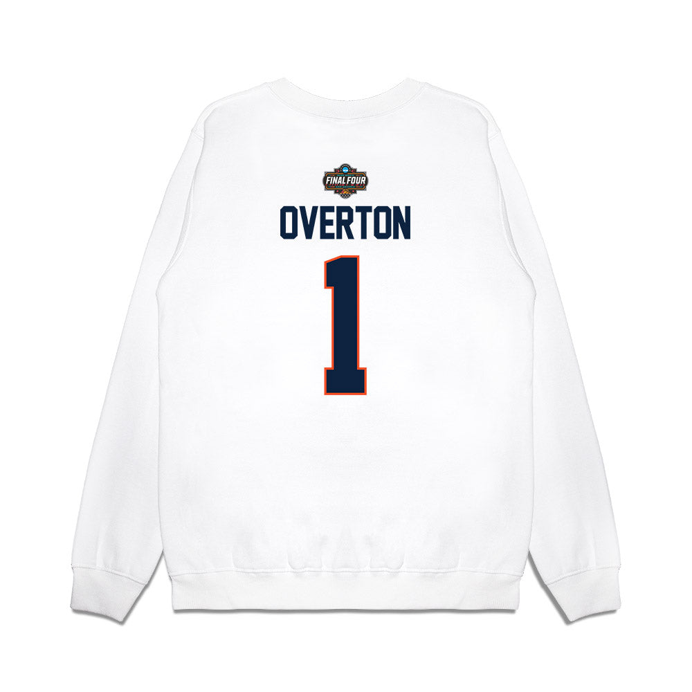 Auburn - NCAA Men's Basketball : Kevin Overton - NCAA® March Madness® 2025 Final Four Premium Crewneck Sweatshirt-1