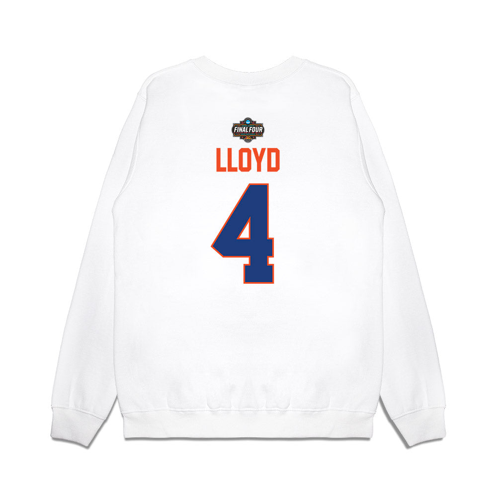 Florida - NCAA Men's Basketball : Alexander Lloyd - NCAA® March Madness® 2025 Final Four Premium Crewneck Sweatshirt-1