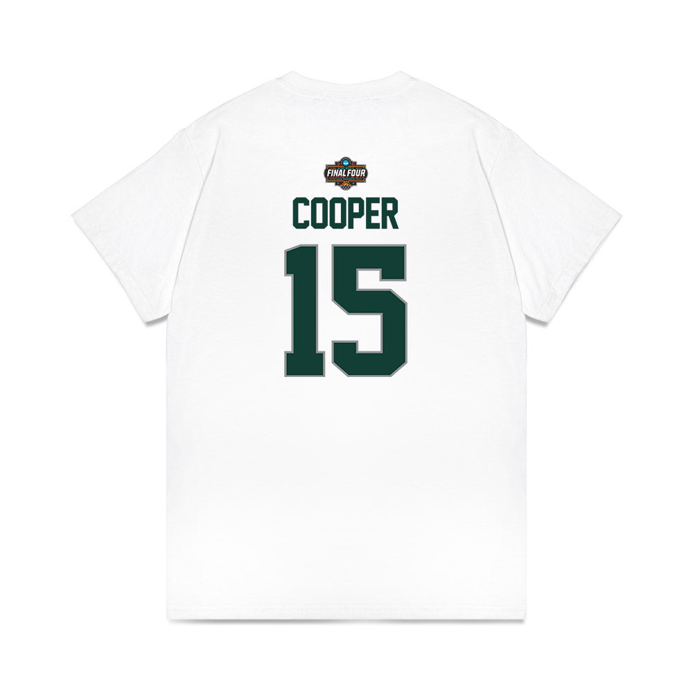 Michigan State - NCAA Men's Basketball : Carson Cooper - NCAA® March Madness® 2025 Final 4 Premium T-Shirt-1