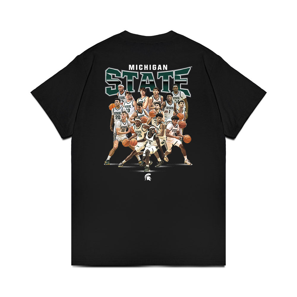 Michigan State - NCAA Men's Basketball : - NCAA® March Madness® 2025 Final 4 Team Premium T-Shirt-1