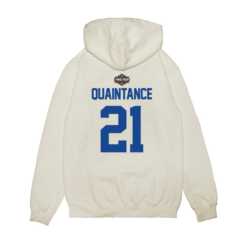 Kentucky - NCAA Men's Basketball : Jayden Quaintance - NCAA® March Madness® 2025 Final 4 Shersey Premium Hooded Sweatshirt-1