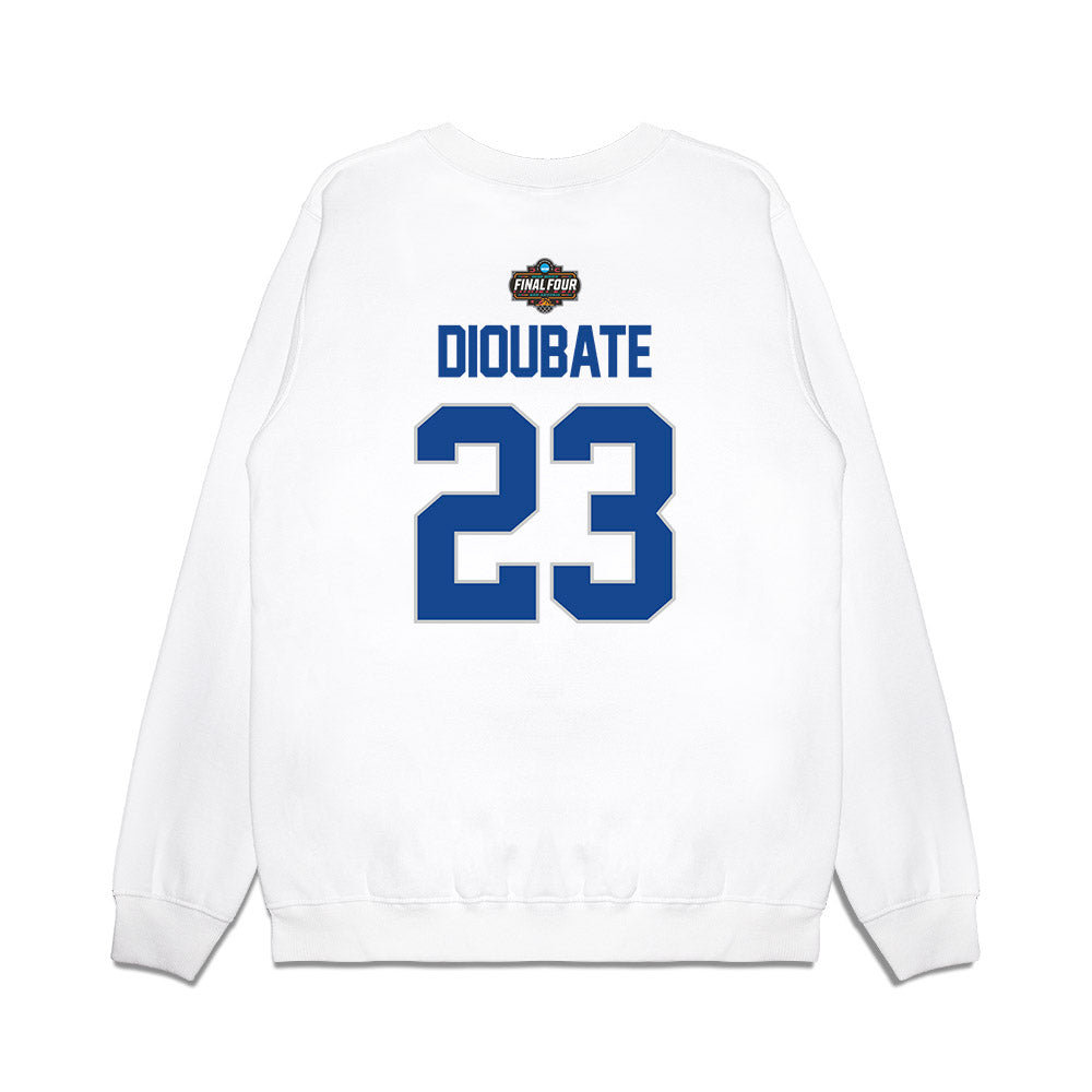 Kentucky - NCAA Men's Basketball : Mouhamed Dioubate - NCAA® March Madness® 2025 Final 4 Shersey Premium Crewneck Sweatshirt-1