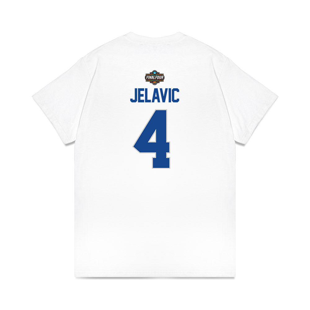 Kentucky - NCAA Men's Basketball : Andrija Jelavic - NCAA® March Madness® 2025 Final 4 Shersey Premium T-Shirt-1