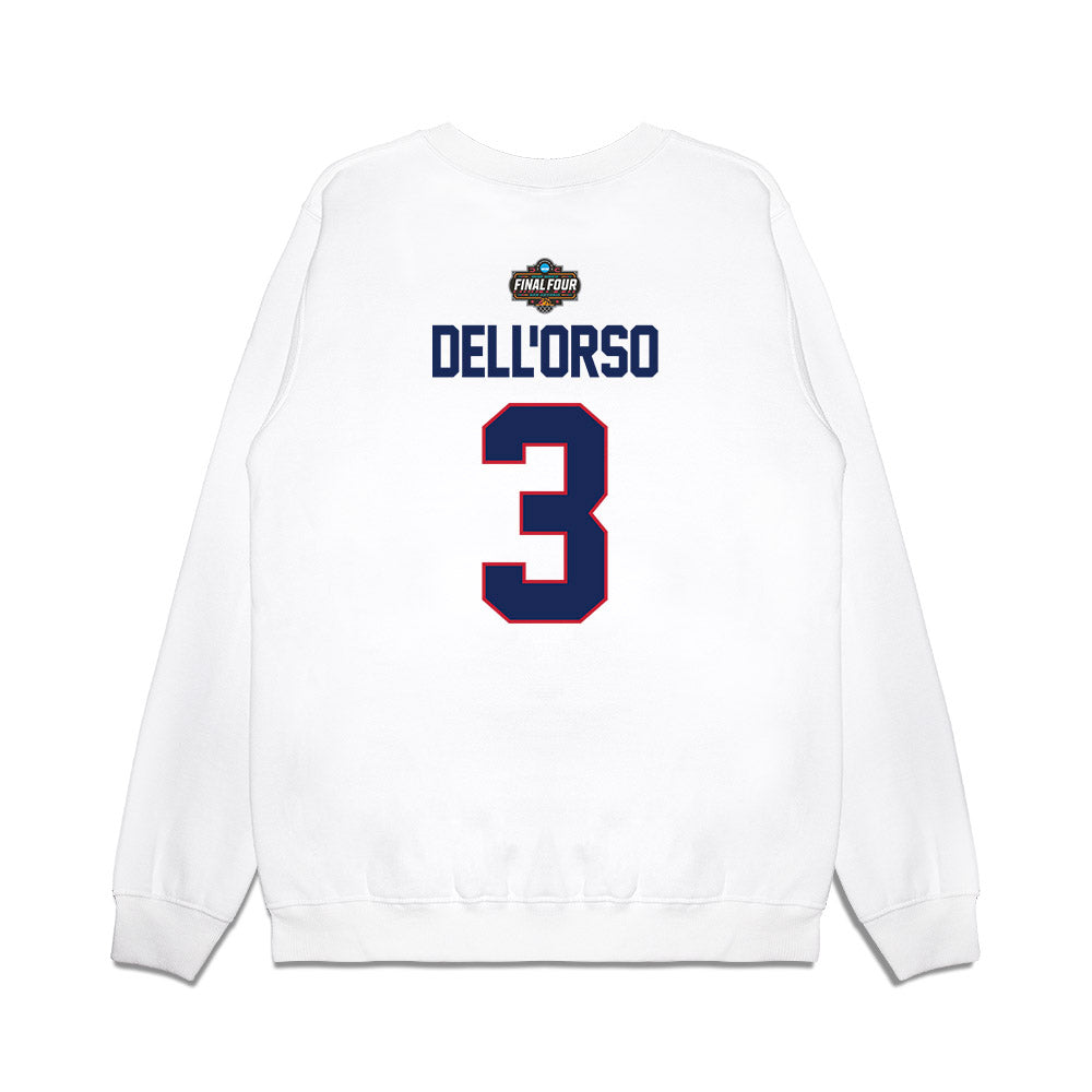Arizona - NCAA Men's Basketball : Anthony Dell'Orso - NCAA® March Madness® 2025 Final 4 Shersey Premium Crewneck Sweatshirt-1