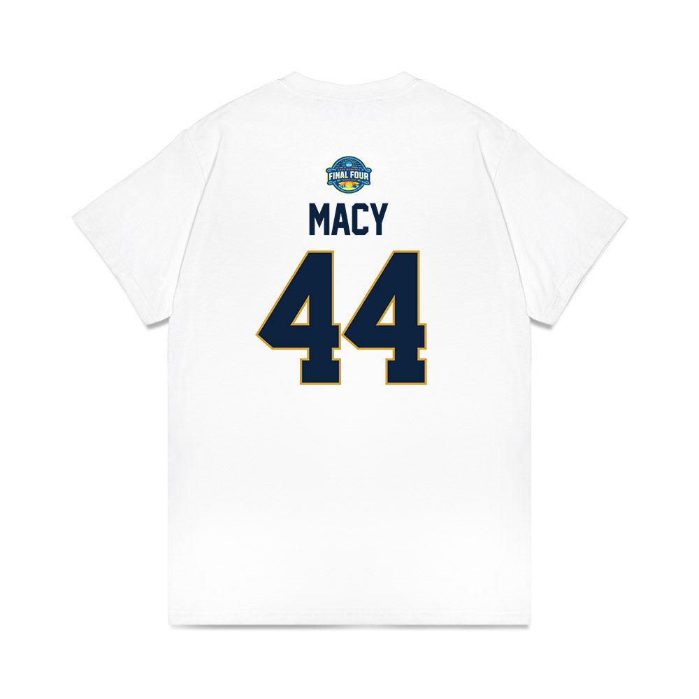 Notre Dame - NCAA Women's Basketball : Leah Macy - NCAA® March Madness® 2025 Final Four Premium T-Shirt-1