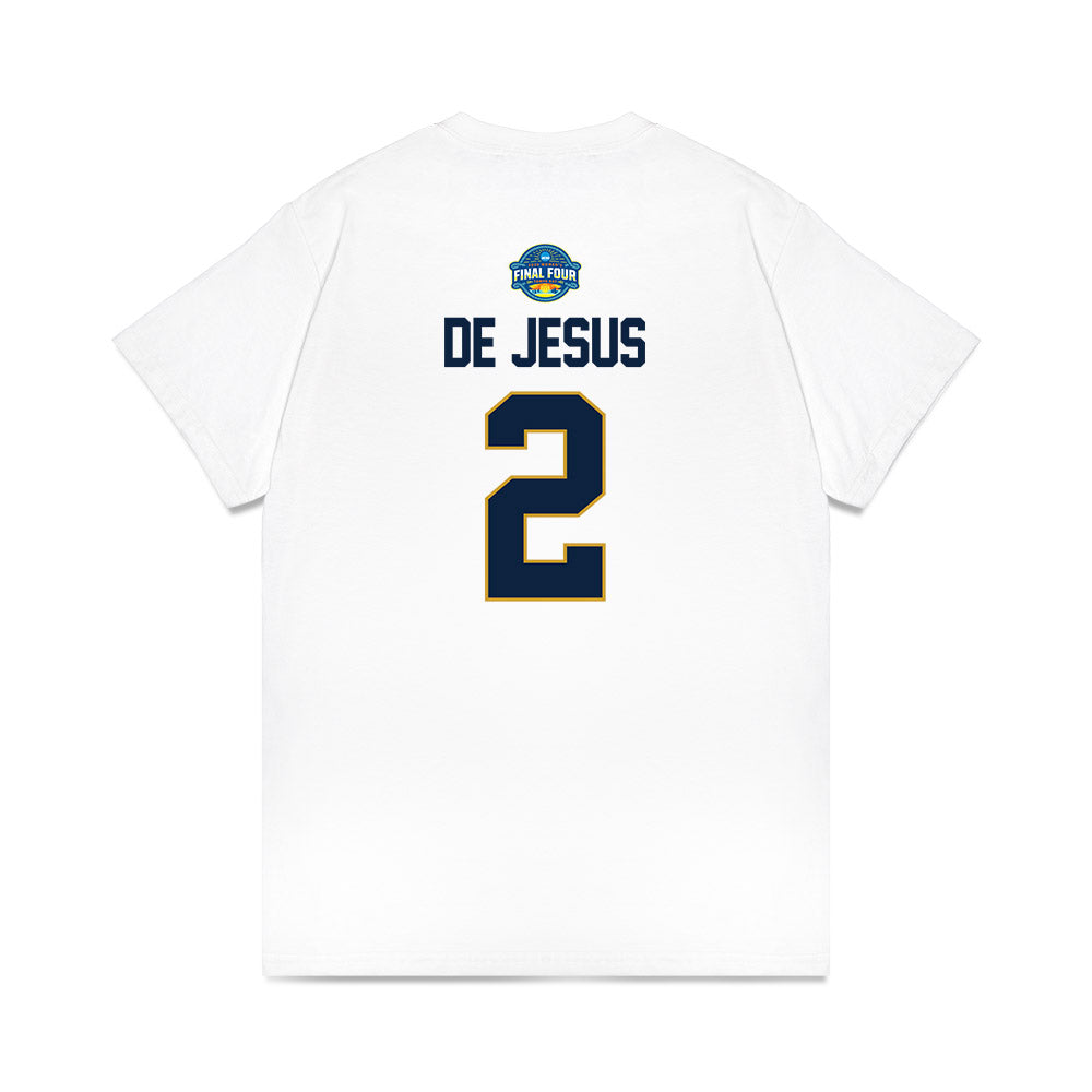 Notre Dame - NCAA Women's Basketball : Vanessa de Jesus - NCAA® March Madness® 2025 Final Four Premium T-Shirt-1