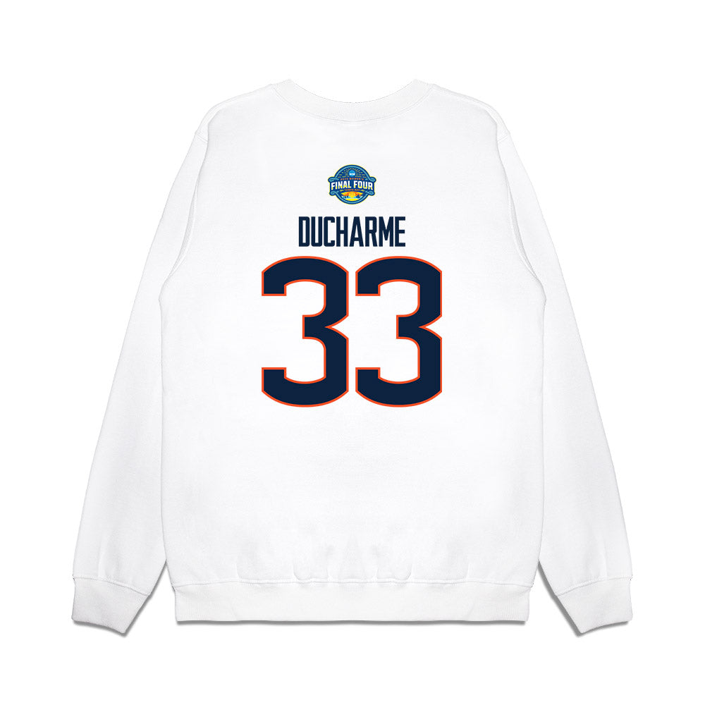 UConn - NCAA Women's Basketball : Caroline Ducharme - NCAA® March Madness® 2025 Final Four Premium Crewneck Sweatshirt-1