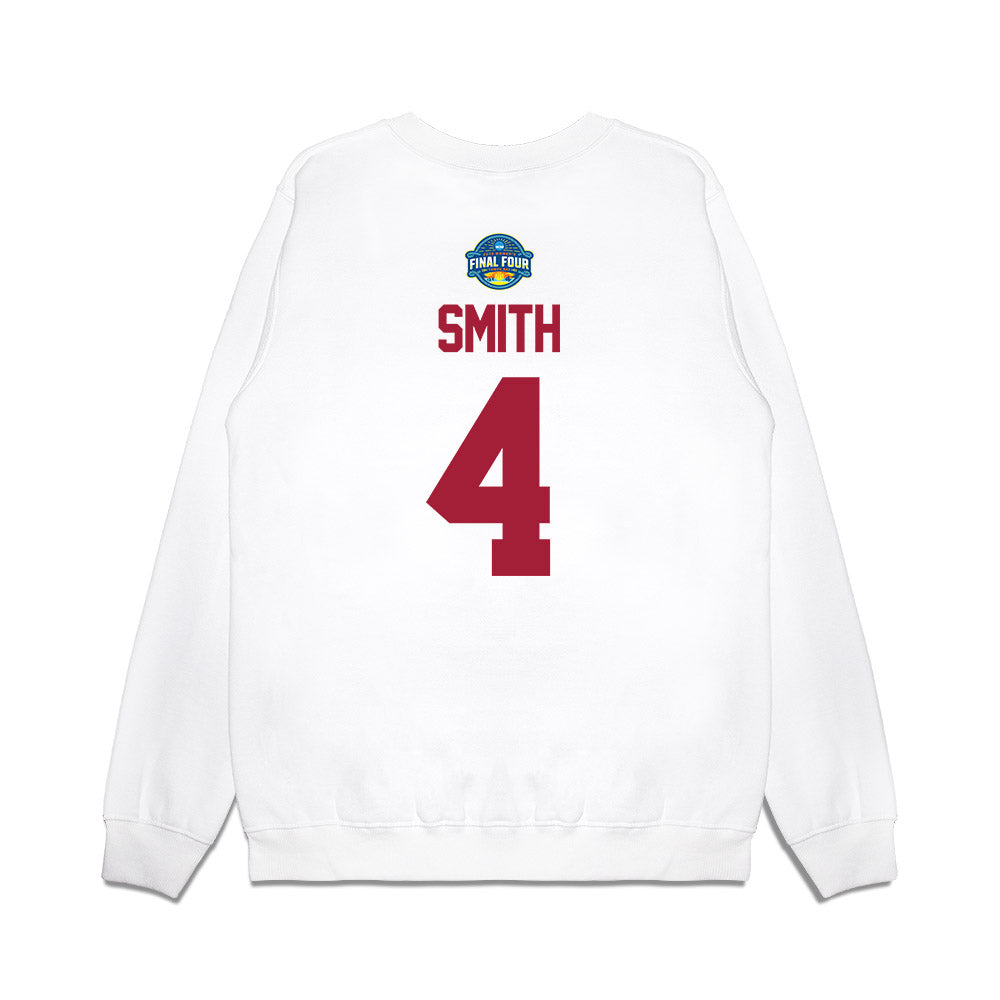 Oklahoma - NCAA Women's Basketball : Caya Smith - NCAA® March Madness® 2025 Final 4 Shersey Premium Crewneck Sweatshirt-1