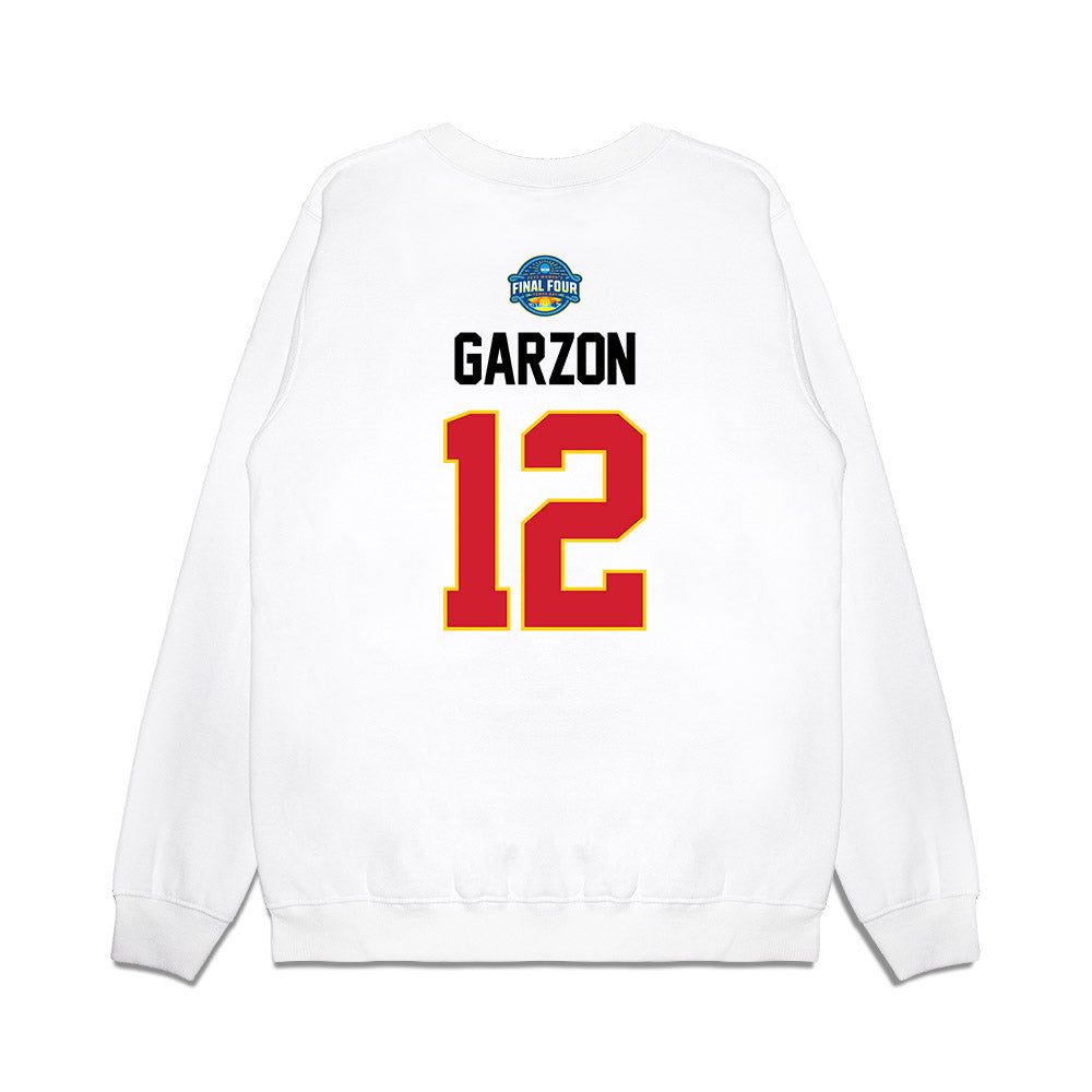 Maryland - NCAA Women's Basketball : Yarden Garzon - NCAA® March Madness® 2025 Final 4 Shersey Premium Crewneck Sweatshirt-1