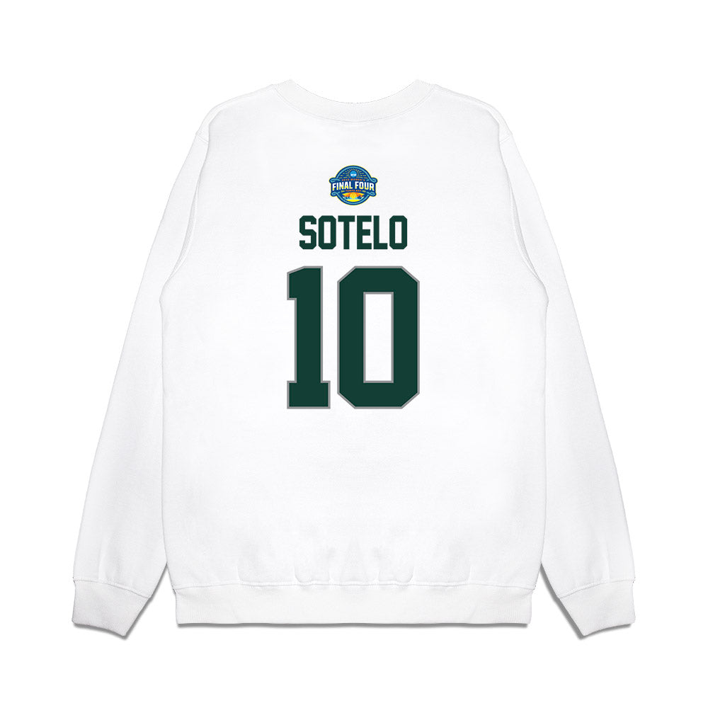 Michigan State - NCAA Women's Basketball : Ines Sotelo - NCAA® March Madness® 2025 Final Four Shersey Premium Crewneck Sweatshirt-1