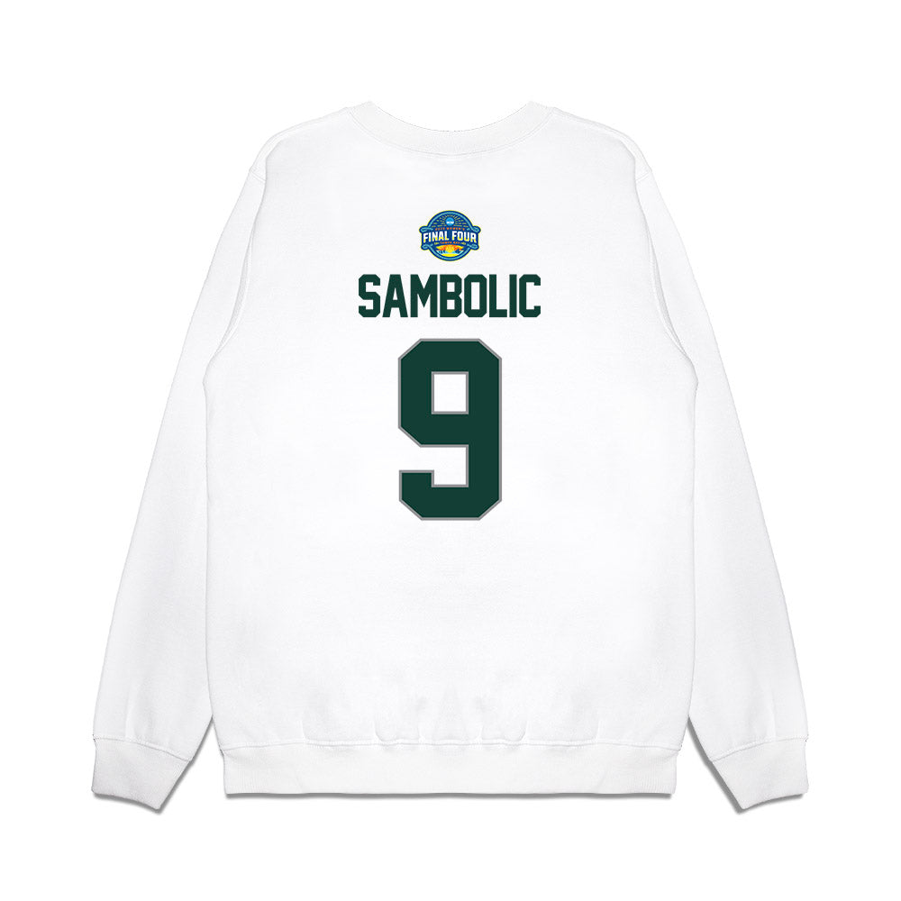 Michigan State - NCAA Women's Basketball : Sara Sambolic - NCAA® March Madness® 2025 Final Four Shersey Premium Crewneck Sweatshirt-1