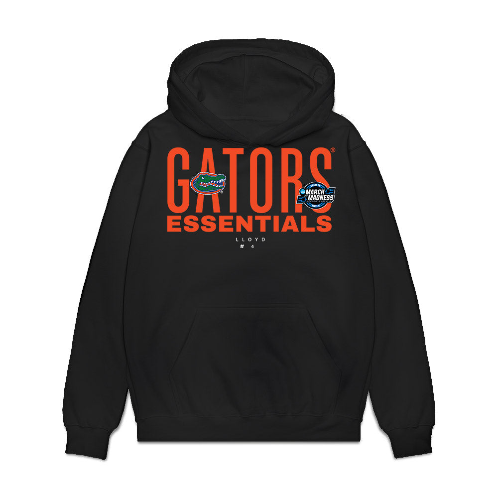 Florida - NCAA Men's Basketball : Alexander Lloyd - NCAA® March Madness® Essentials Elite 8 Premium Hooded Sweatshirt-0