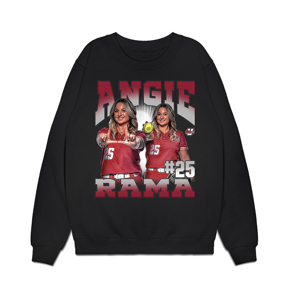UMass - NCAA Softball : Angie Rama - Collage Premium Crewneck Sweatshirt-0