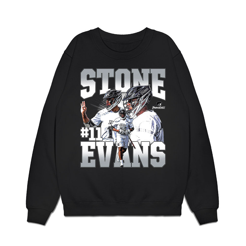 Providence - NCAA Men's Lacrosse : Stone Evans - Premium Crewneck Sweatshirt-0