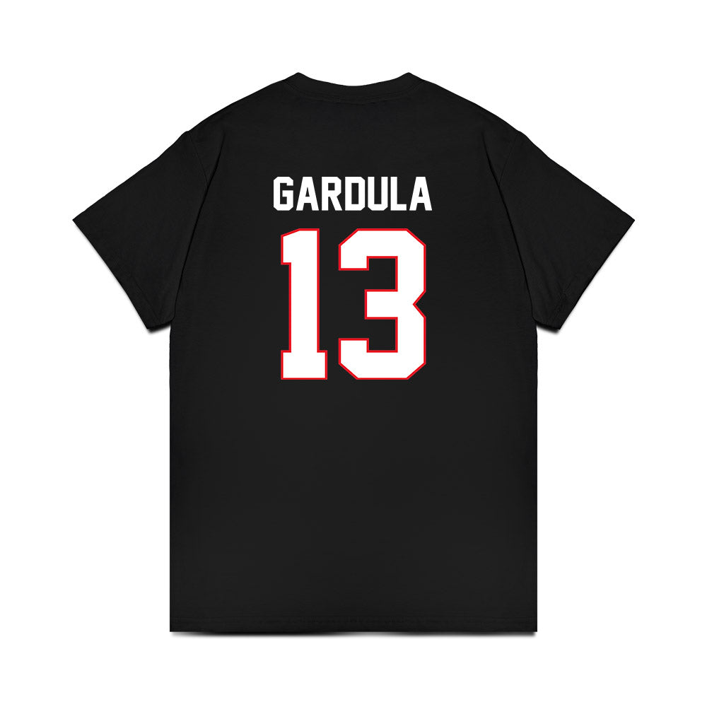 UConn - NCAA Men's Ice Hockey : Ethan Gardula - Championship Classic Shersey Premium T-Shirt-1