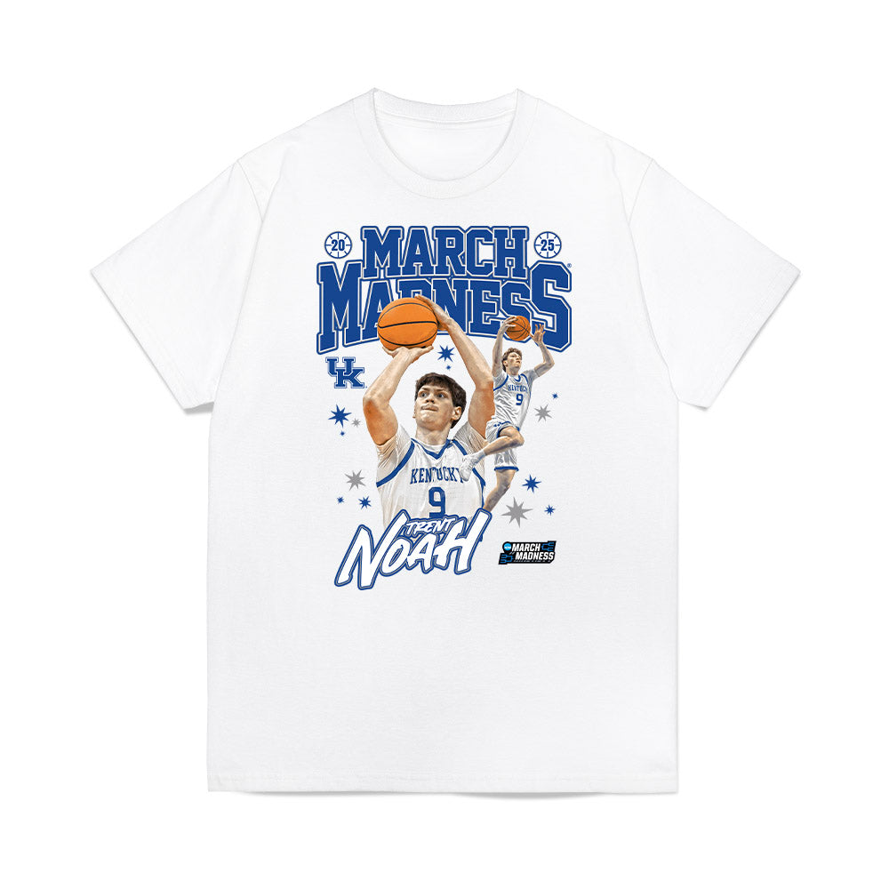 Kentucky - NCAA Men's Basketball : Trent Noah - NCAA® March Madness® 2025 Collage Premium T-Shirt-0