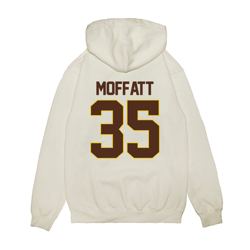 Western Michigan - NCAA Men's Ice Hockey : Gavin Moffatt - NCAA® March Madness® 2025 Frozen Four Shersey Premium Hooded Sweatshirt-1