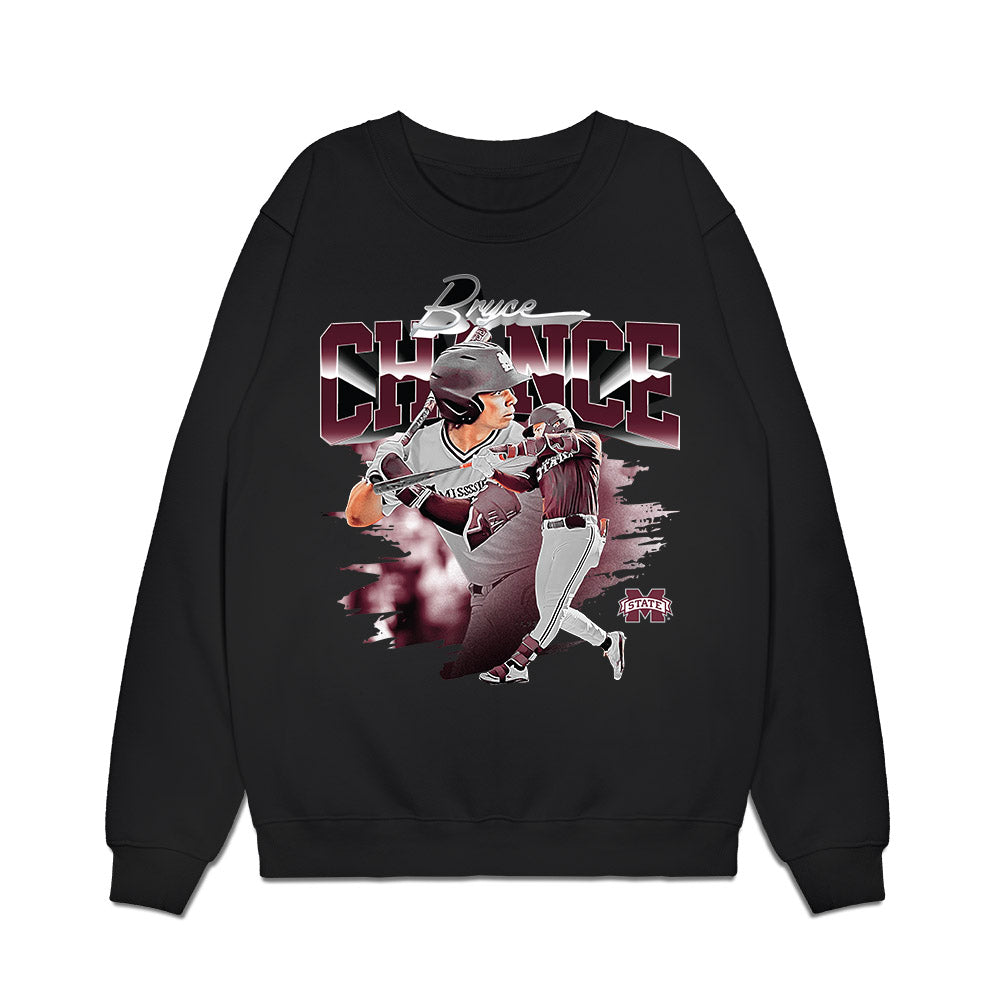 Mississippi State - NCAA Baseball : Bryce Chance - Collage Premium Crewneck Sweatshirt-0