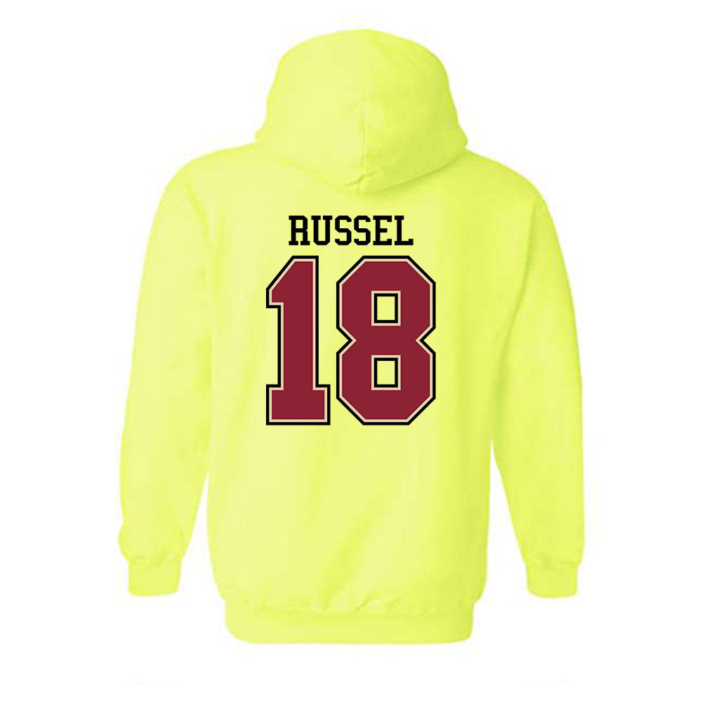 Boston College - NCAA Women's Lacrosse : Devon Russel - Classic Shersey Hooded Sweatshirt-1