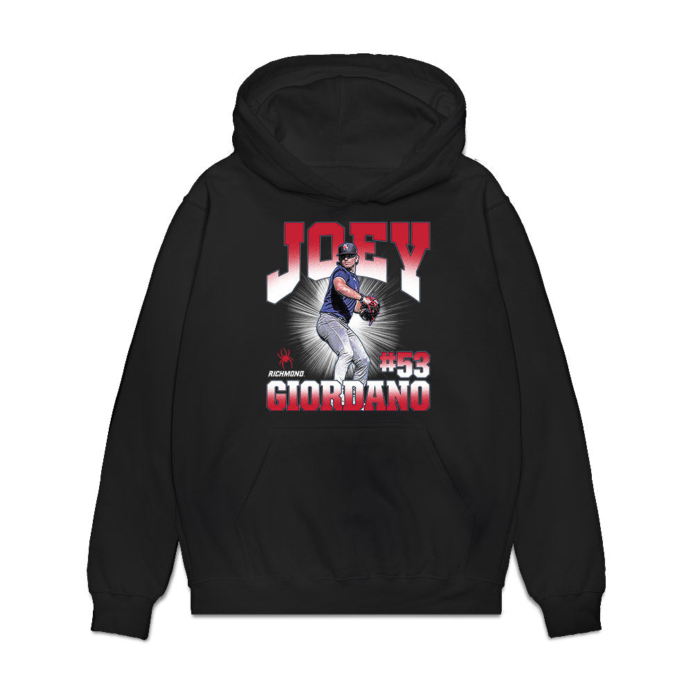 Richmond - NCAA Baseball : Joey Giordano - Collage Premium Hooded Sweatshirt-0