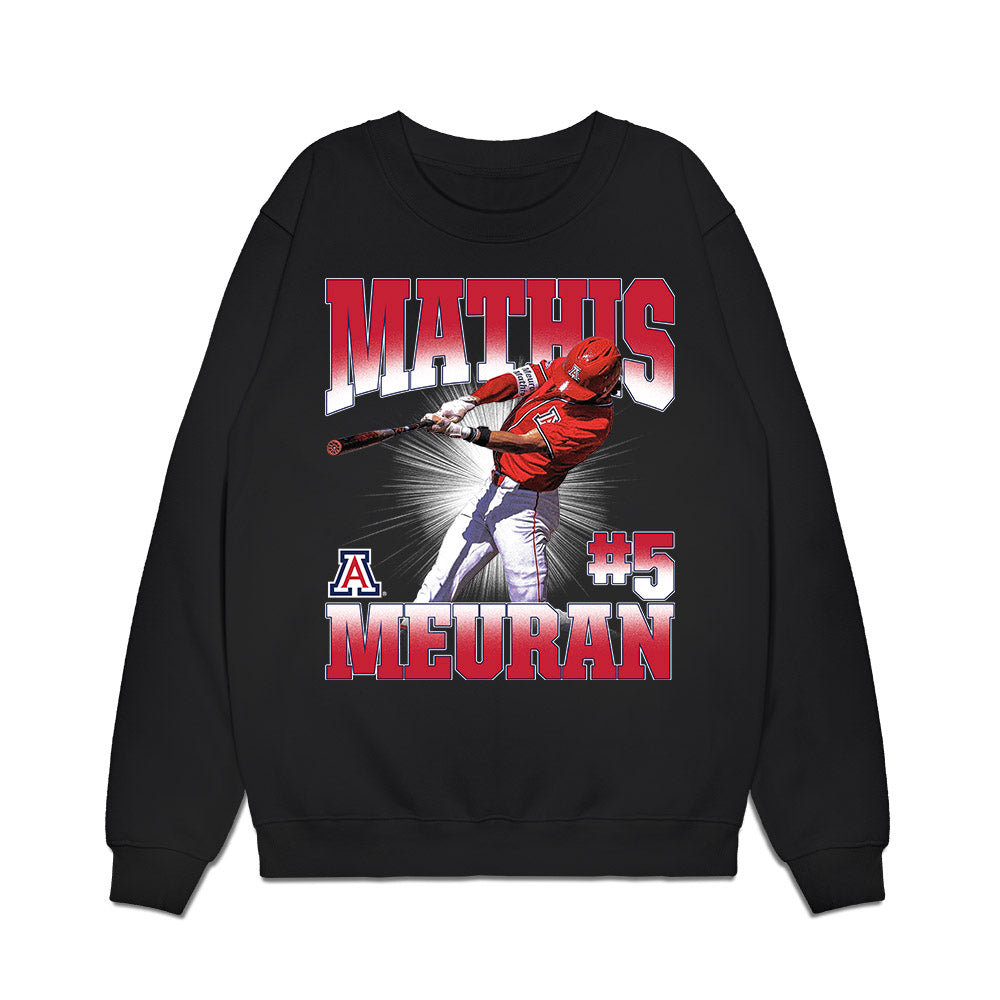 Arizona - NCAA Baseball : Mathis Meurant - Premium Crewneck Sweatshirt-0